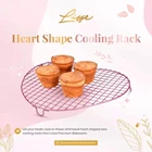 Stainless Steel Wire Lisse Cooling Rack Love Shape 1