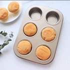 Bronze Loyang Muffin Pan Cetakan Kue Bolu Anti Lengket Baking Pan 6 1