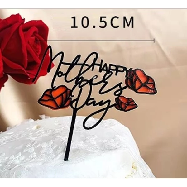Cake Topper Dekorasi Kue Ulang Tahun Ultah Hari Ibu Mother Day