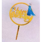 Cake Topper Dekorasi Kue Ulang Tahun Ultah Tart Happy Birthday Frozen 1