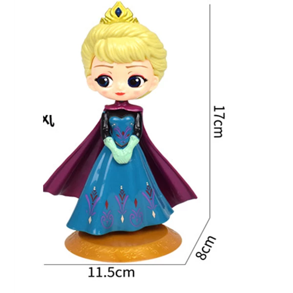 Cake Topper Elsa Cloak Frozen Birthday Cake Topper Figure Decorator