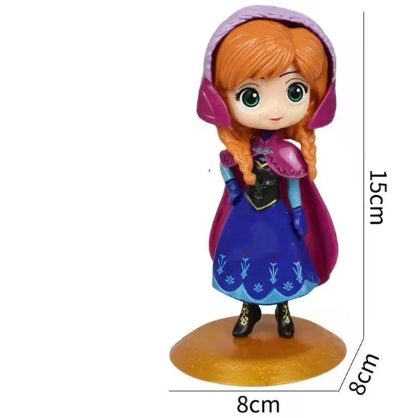 Cake Topper Figure Hiasan Kue Tart Karakter Princess Anna Frozen