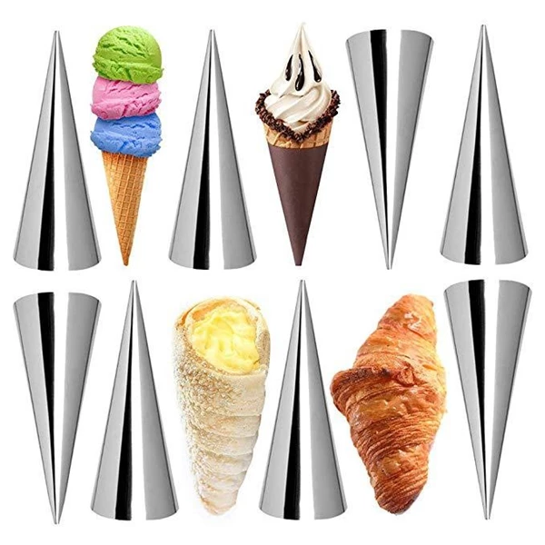 Cake Mold Horn Funnel Puff Pastry Croisant Bread Cone Funnel Cone
