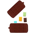 Cetakan Silicone Coklat Cake Puding Es Tahan Panas Silikon Choco Bar 1