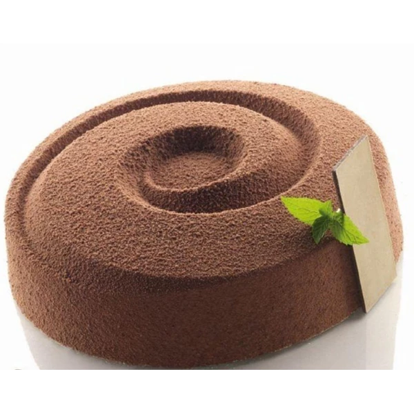 Silicone Mold Chocolate Cake Pudding Heat Resistant Silicone Vague Turbine
