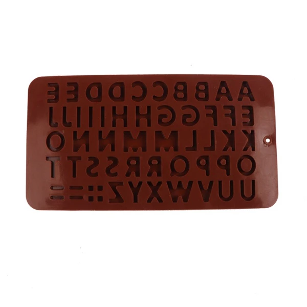 Chocolate Silicone Mold Silicone Alphabet Letter Chocolate Heat Resistant