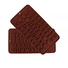 Heat Resistant Chocolate Silicone Birthday Number Chocolate Silicone Mold 1