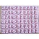 Silicone Mold Silicone Chocolate Pudding Cake Animal Motif 60 Cup W/Mix 1