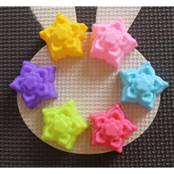 Silicone Cup Cake Cup Cake Silicone Mold Muffin Star Type 15 Pc B