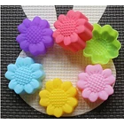 Silicone Cup Cake Cup Cake Silicone Mold Muffin Type Daisy 15 Pc 1
