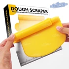 Dough Scrapper 2 in 1 Silicone Stainless Steel 1