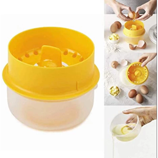 Egg Separator Bowl / Pemisah telur / Egg Yolk Separator / Yolk Catcher